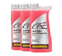 MANNOL Antigelo AF12+ Longlife Pronto Uso, 3x1 Litro