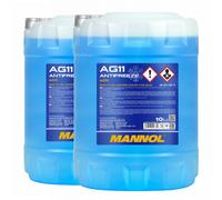 MANNOL Antigelo AG11 Protettivo Per Radiatori 2 X 10 Litri Miscela Pronta Blu