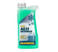 4 (4x1) Litro Mannol Antigelo AG13 Antigelo Miscela Pronta Verde 40°C)