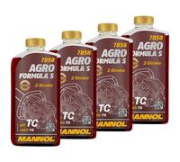 MANNOL API TC Olio Motore Semisintetico Per Rasaerba Agro 4x 1 Liter