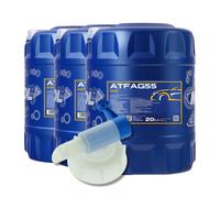 Mannol Atf Ag 55 Fluido, 3x20 Litro Con Rubinetto di Scarico