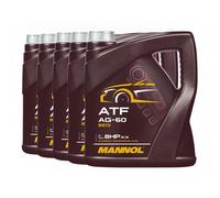 MANNOL ATF AG 60 Olio Per Cambio Automatico, JASO M315, Classe 1-A-LV, 5x4 Litri