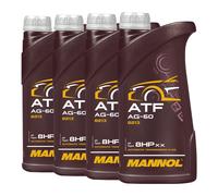 4x1 Litro Originale MANNOL Fluido per Cambio Automatico Atf AG60 Öll Gear Olio