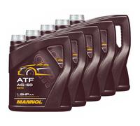 MANNOL ATF AG60 Olio Per Cambio Automatico 4L Set 5x 20L Per Audi BMW Volvo VW