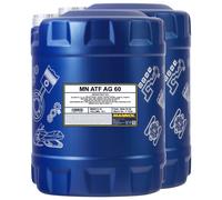 MANNOL ATF AG60 Olio Trasmissione Automatico 2 X 10 Litri Per Audi BMW Volvo VW
