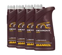 4 (4x1) Litro Mannol Dexron II Automatico Olio per Ingranaggi / Atf /