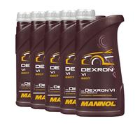 MANNOL ATF Dexron VI Olio Semisintetico Per Cambio Automatico, 5 x 1 L