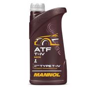 MANNOL ATF T-IV MN8208-1, ATF T4 Fluido di Trasmissione, Sintetico Completo ATF, Fluido Idraulico per Cambio Automatico, Convertitori, Compatibile con Toyota, Compatibile con Lexus & More, 1L