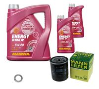 MANNOL Controllo Set 7 L 5W-20 per MG MGF 1.8i 16V VVC Olio Set