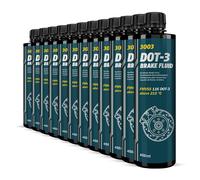 Mannol Dot 3 Brake Fluido Liquido Freni SAE J1703, Iso 4925 Classe 3,12x450 ML