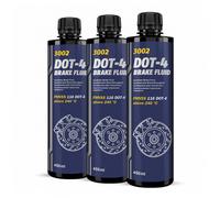 Mannol Dot 4 Brake Fluido Liquido Freni SAE J1703 ,SAE J1704, 3x450 ML