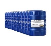 Mannol Elite 5W-40 Olio, Acea A3/B4 , Api Sn / CH-4, BMW LL-01, 10x20 Litro