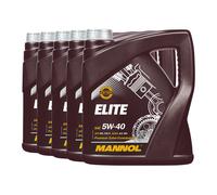 Mannol Elite 5W-40 Olio, Acea A3/B4 , Api Sn / CH-4, BMW LL-01, 5x4 Litro