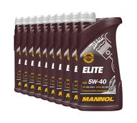 MANNOL Elite 5W-40 Olio Motore ACEA A3/B4 API SN CH-4 BMW LL-01 10x1 L