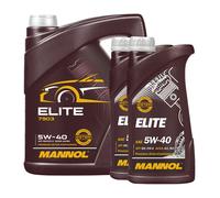 MANNOL Elite 5W-40 Olio Motore Semisintetico ACEA A3/B4 API SN/CH-4 7 Liter
