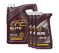 MANNOL Elite 5W-40 Olio Motore Semisintetico ACEA A3/B4 API SN CH-4 8 L