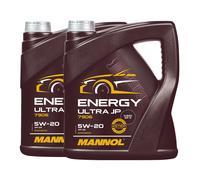 Mannol Energia Ultra JP 5W-20 Olio Api Sn, Ilsac GF5, Ford M2C948, 2x4 Litro