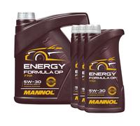 MANNOL Energy Formula OP Olio Motore MB 229.5, DEXOS2, 4 + 3x1 Litro