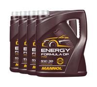 MANNOL Energy Formula OP Olio Motore MB 229.5, Dexos2, 4x5 Litri