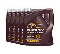 MANNOL Energy Formula RN 5W-30 Olio Motore Renault RN0720, 5x4 Litri