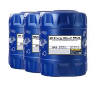 MANNOL Energy Ultra JP 5W-20 Olio Motore API SN, ILSAC GF5, 3x20 Litri