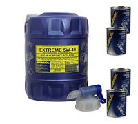Mannol Extreme 5W-40 - Set di 4 barattoli per olio motore, 20 litri