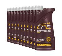 Mannol extreme SAE 5W40 Olio VW 50200, 50500, MB 229.5, BMW LL-01, 10x1 Litro