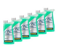 MANNOL Hightec Antigelo per Radiatore Pronto all’Uso 6x1L -40°C Verde