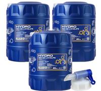 MANNOL HYDRO ISO 46 - Liquido per olio idraulico MN2102-20, 60 l, con rubinetto
