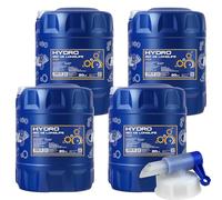 MANNOL HYDRO ISO 46 - Liquido per olio idraulico MN2102-20, 80 l, con rubinetto