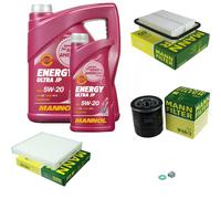 MANNOL MANN Controllo Set 6 L Olio 5W-20 per Toyota Auris 1.2 RAV4 IV