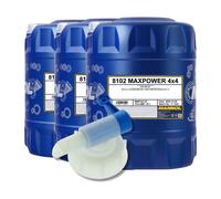 MANNOL Maxpower 75W-140 GL-5 LS Olio Differenziale 3x20 L con Tappo