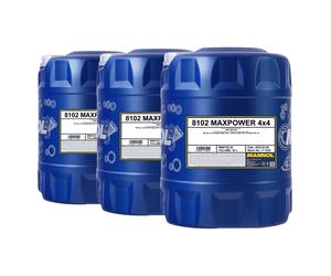 MANNOL Maxpower 75W-140 GL-5 LS Olio Trasmissione, 3x20 Litri