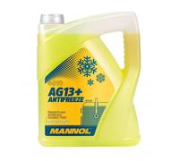 Protezione Anti Gelo Mannol G13+AG13+Radiatore -40°C 5 Litro Giallo Pkw Frost