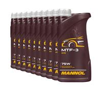 Mannol MTF-3 SAE 75W Trasmissione Api GL-4, Toyota BMW Ford VW Volvo, 10x1 Litro