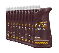 Mannol MTF-3 SAE 75W Trasmissione Api GL-4, Toyota BMW Ford VW Volvo, 10x1 Litro