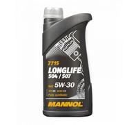 MANNOL NEW GOODS 07/2023 OLIO MOTORE 5W30 LONGLIFE 504/507 O.E.M. PER VW, AU 1 L