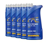 MANNOL Olio Cambio Ip., Hypoid 80W-90 GL-5 LS, 5x1 Litro