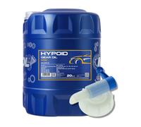 20 (1x20) Litro Mannol SAE 80W-90 Hypoid Olio per Ingranaggi/Cambio / Asse GL5