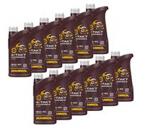 MANNOL Olio Motore 15W-50 12x 1 Liter 4 Tempi API SM JASO MA-2 Smixtetico
