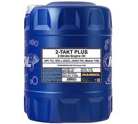 20 (1x20) Litro Mannol 2-Takt Plus Parzialmente Sintetico Olio Misto