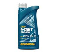 1 Litro Mannol 4-TAKT Premium 20W-40 7209 olio motore Api Sn Jaso MA2