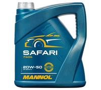 Mannol Olio Motore 20W-50 Safari Api Sn / CH-4 4 Litro Auto D'Epoca Oldtimer