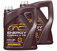 Mannol Olio Motore 5W-30 Api Sn 2x 5 Litro Ford Opel Motore Olio