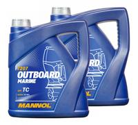 Mannol Olio Motore Fuoribordo Marine Api TC 2x 4 Litro Außenbordmotoröl