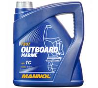 5 (4+1) Litro Mannol Fuoribordo Marine 2-Takt Olio Misto