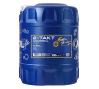 Mannol Olio motore 2 tempi Universale API TC JASO FB 20 L con canale di scarico