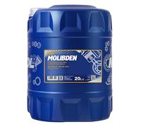 MANNOL Olio motore MOLIBDEN 10W-40 Olio parzialmente sintetico 20 L Compatibilità con VW Golf IV Hatchback 1J1 Golf V Hatchback 1K1 POLO 9N TOURAN 1T1, 1T2 Transporter V Van 7HA, 7HH, 7EA, 7EH