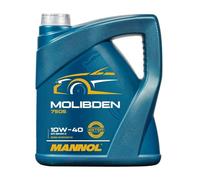 MANNOL Olio motore MOLIBDEN 10W-40 Olio parzialmente sintetico 4 L Compatibilità con VW Golf IV Hatchback 1J1 Golf V Hatchback 1K1 POLO 9N TOURAN 1T1, 1T2 Transporter V Van 7HA, 7HH, 7EA, 7EH