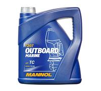 5 (4+1) Litro Mannol Fuoribordo Marine 2-Takt Olio Misto